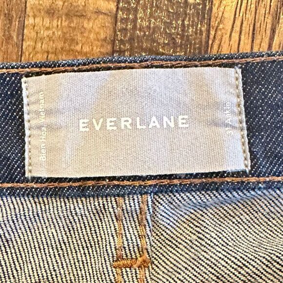 EVERLANE dark blue ankle length denim size 31 - Picture 4 of 6